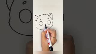 How to Draw a Cute Cat Simple and Fun Drawing Tutorial [upl. by Eanehs612]