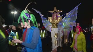 First parades of Mardi Gras roll Downtown [upl. by Atila]