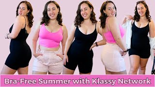 Klassy Network Summer Bramis and Brami Bodysuits for FullBusted Women Going Braless [upl. by Nonnerb]