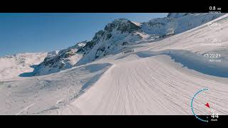 Boarder cross du Grattalu  Tignes  GoPro HERO8 4K [upl. by Aibar841]