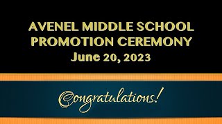 Avenel MS Promotion Ceremony 2023 [upl. by Sirac]