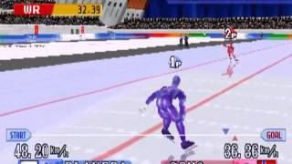 Nagano Winter Olympics 98 GX720 E MAME Gameplay video Snapshot Rom name nagano98 [upl. by Orms]