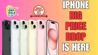 iPhone PRICE DROP  Amazon  Flipkart Republic Day Sale [upl. by Irek643]