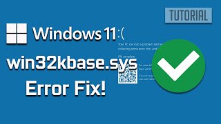 FIX win32kbasesys BSOD Crashwin32kbasesys Blue Screen BSOD Error On Windows 1110 PC [upl. by Ydor]