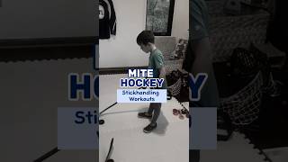 Mite Hockey Stickhandling Drills EVERY Parent Needs 🏒 [upl. by Nerol]