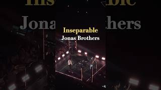 Inseparable  Jonas Brothers  live performance in Texas  Moody Center UT Austin 231022 [upl. by Ecyrb]