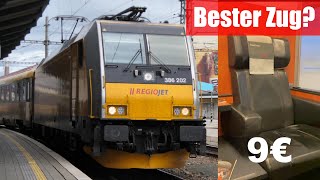 1 Klasse für 9€ inkl Getränke Ist das die beste Privatbahn Europas [upl. by Odlabso]