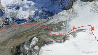 Haute Route ChamonixZermatt  day6 Vignettes Zermatt 3Dflight [upl. by Pacheco196]