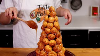 Stupisci tutti con il CROQUEMBOUCHE Croque en bouche [upl. by Adnarrim253]