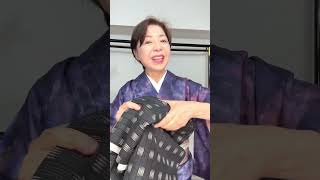 染めと織りの見極め ￼後染と先染めkimono 着物 japan コーディネート きもの人 伊藤康子 [upl. by Efram]