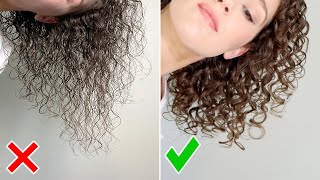 8 Mistakes that Cause Stringy Curls  How to Get Clumps [upl. by Maxma630]