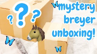 Surprise Breyer unboxing MYSTERY horse and a stablemate [upl. by Terencio237]