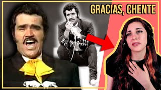 ADIÓS A UN GRANDE  VICENTE FERNÁNDEZ Volver Volver  Vocal Coach ReacciónAnálisis [upl. by Williams]