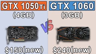 GTX 1050 Ti OC vs GTX 1060 3GB  New Games Benchmarks [upl. by Venator90]