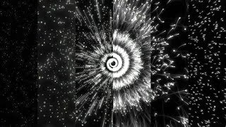 Scattered Seminal Black amp White Dots Spiral Mesmerizer  After Effects  Particular [upl. by Shoshanna]