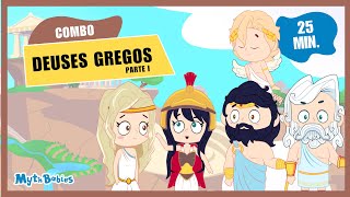 Combo Deuses Gregos Parte I  Myth Babies  Mitologia Grega para as Crianças [upl. by Kieran458]