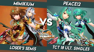 TriCity Tumble 18 Singles  Peace2 Aegis DK vs Mimkium Aegis  Ls Semi Final [upl. by Amitak771]