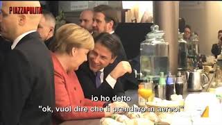 Esclusivo Conte e Merkel a Davos  Tutta la conversazione [upl. by Regdirb379]