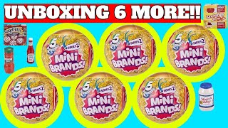 Opening More 5 Surprise Mini Brands Series 2 Blind Bag Toy Unboxing 6 Gold Balls [upl. by Sayres217]