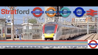 Trains at Stratford Station SRA  GEML May 2021 [upl. by Pernell]