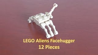 How To Build A LEGO Xenomorph Facehugger 12 Pieces [upl. by Runkel661]