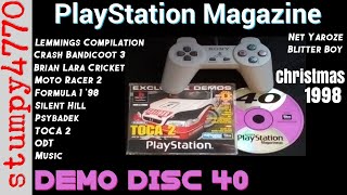 Official PlayStation Magazine Demo Disc 40 Christmas 1998 [upl. by Elconin438]