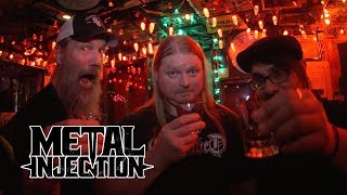 AMON AMARTH Heavy Metal Bar Crawl in New York City  Metal Injection [upl. by Grous]