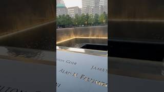 911 Memorial PoolFountain at the World Trade Center in New York City Places NYC Freedom [upl. by Claudelle]