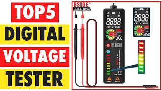 Top 5 Best Digital Voltage Tester In 2024  Voltage Tester [upl. by Domingo549]