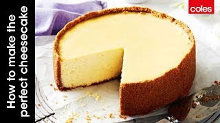 The Perfect Baked New York Cheesecake [upl. by Noelyn531]