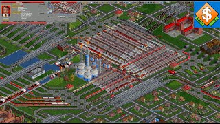 Satisfying OpenTTD Train Journey Watching 2 [upl. by Parris5]