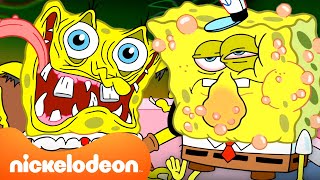 Губка Боб  САМЫЕ МЕРЗКИЕ сцены в истории quotГубка Бобquot  53минутная подборка  Nickelodeon Cyrillic [upl. by Mosi]