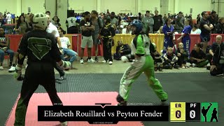 Elizabeth Rouillard vs Peyton Fender [upl. by Schrick543]