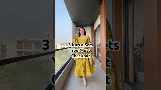 3 Kurta Sets You Must Checkout l Dream Simple affiliate [upl. by Trocki69]