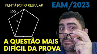 QUESTÃO CASCA GROSSA DO CONCURSO APRENDIZ DE MARINHEIRORAZÃO ÁUREAGEOMETRIA PLANASEMELHANÇA [upl. by Colbye]