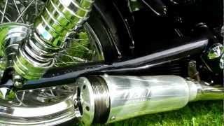 VS 1400 Intruder Custombike little soundfile [upl. by Ymiaj137]