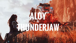 HZD Remastered  Aloy vs Thunderjaw  PS5  Ultra Hard [upl. by Haidebez]