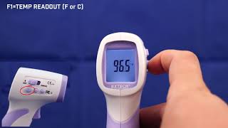 Unboxing amp Calibrating the Extech IR200 Forehead Thermometer [upl. by Terencio]