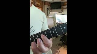 ACDC HELLS BELLS GUITAR INTRO LESSON for educational purposes only [upl. by Cord]