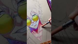 Coloring process  Togame Jou drawing windbreaker coloredpencils draw animeart myart shorts [upl. by Ytsirc331]