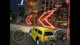 Need For Speed Underground 2  Lower Eastside  Hummer H2 [upl. by Malka]