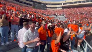 Bedlam 2023 Oklahoma State Football runs out of tunnel at Boone Pickens Stadium [upl. by Tania]