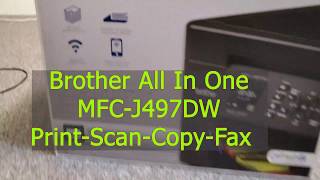 Brother Printer MFCJ497DW [upl. by Okoyik]