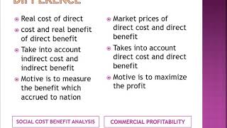 SOCIAL COST BENEFIT ANALYSIS PART 1 PROJECT MGMT [upl. by Hgielanna107]