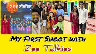 First Shoot  Zee Talkies  Sayali Indulkar  Skit  Proud Moment  Zee Studios  BTS  Big Screen [upl. by Alemap]