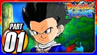 Dragon Ball Fusions 3DS English Part 1  Saiyan Character Creation amp Prologue [upl. by Nerac]