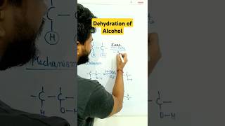 Dehydration of Alcohols ll shorts ll [upl. by Bohman488]