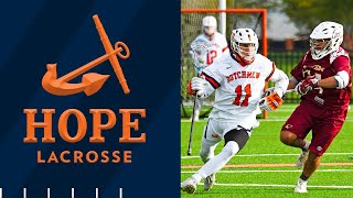 Hope vs Albion  Mens Lacrosse 41222  NCAA D3 Lacrosse  MIAA Lacrosse [upl. by Saval729]