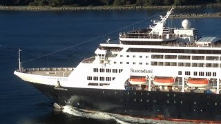 Westerdam Cruise Ship Holland America Line in Vancouver Sept 28 2014 [upl. by Annahael933]