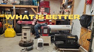 How I heat my garage I have tried many ways over the years Pros and Cons of each [upl. by Abby]